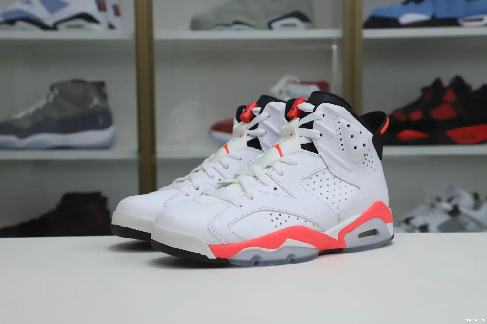 Air Retroinfrared Jordan White 6 Kimikick 0506